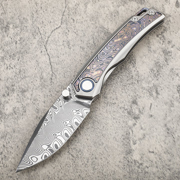 RWL34+PMC27 Damascus Steel